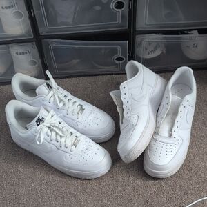 Nike White Sneakers Classic Air Force 1 Low-Top